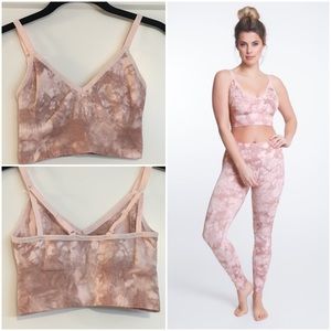 Climawear Trine Low Impact Sports Bra Pink Tie Dye